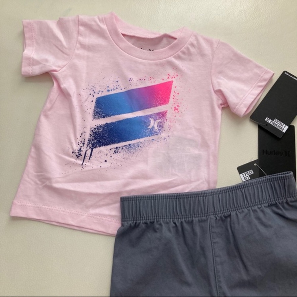 Hurley cute baby boy shorts set 2268 - Picture 3 of 5